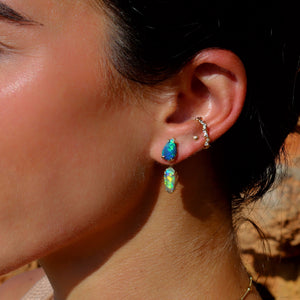 Two Tone Opal  Ear Jackets